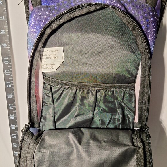 Vibedration Hydration Backpack w/o bladder - Purple Galaxy colors - Used